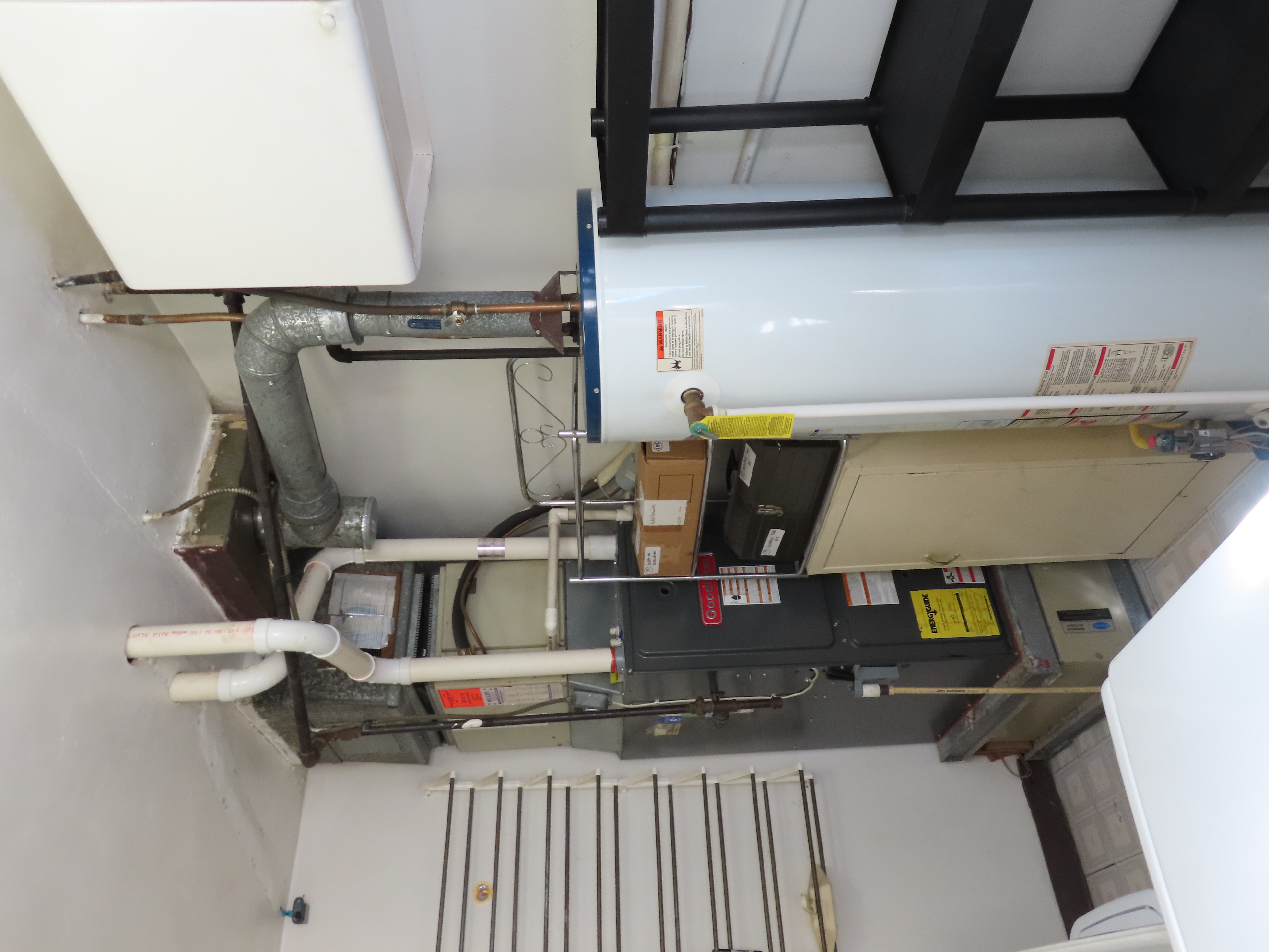 Utility room view from side door